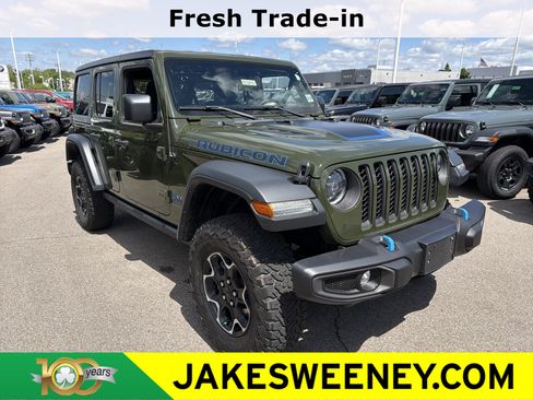 Certified 2023 Jeep Wrangler Unlimited Rubicon 4xe w/ Dual Top Group AWD/4WD image 1