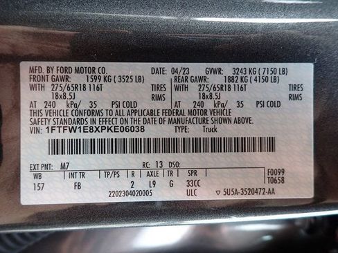 Used 2023 Ford F150 XLT w/ Equipment Group 302A High AWD/4WD image 24