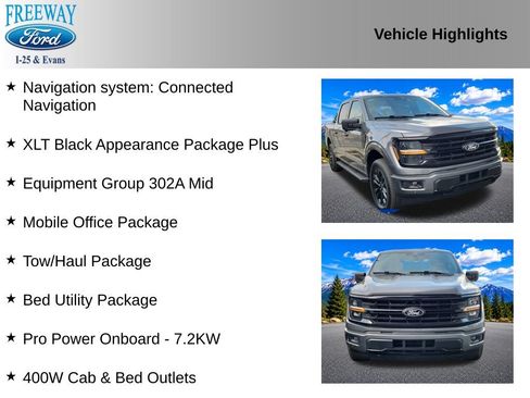 Used 2024 Ford F150 XLT w/ Equipment Group 302A MID AWD/4WD image 2