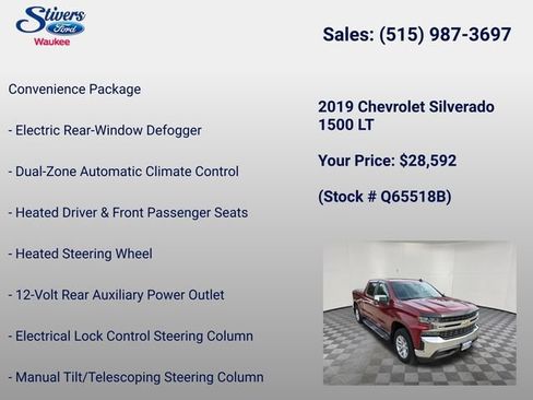 Used 2019 Chevrolet Silverado 1500 LT w/ All-Star Edition AWD/4WD image 30