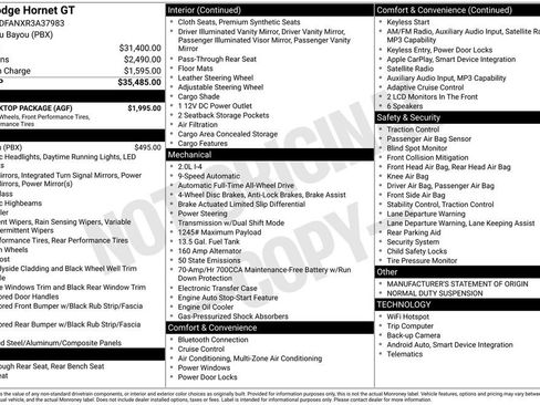 Used 2024 Dodge Hornet GT w/ GT Blacktop Package image 7