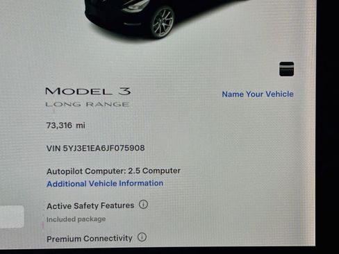 Used 2018 Tesla Model 3 Long Range RWD image 8
