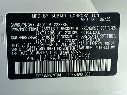 New 2025 Subaru Forester Wilderness image 22