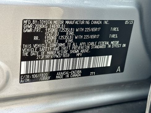Certified 2023 Toyota RAV4 LE AWD/4WD image 54