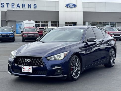 Used 2021 INFINITI Q50 Red Sport 400 w/ Proactive Package image 2