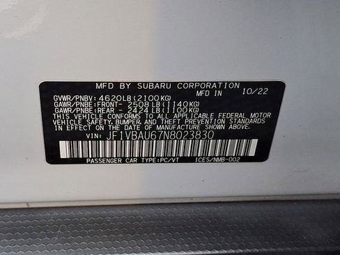 Used 2022 Subaru WRX GT AWD/4WD image 31