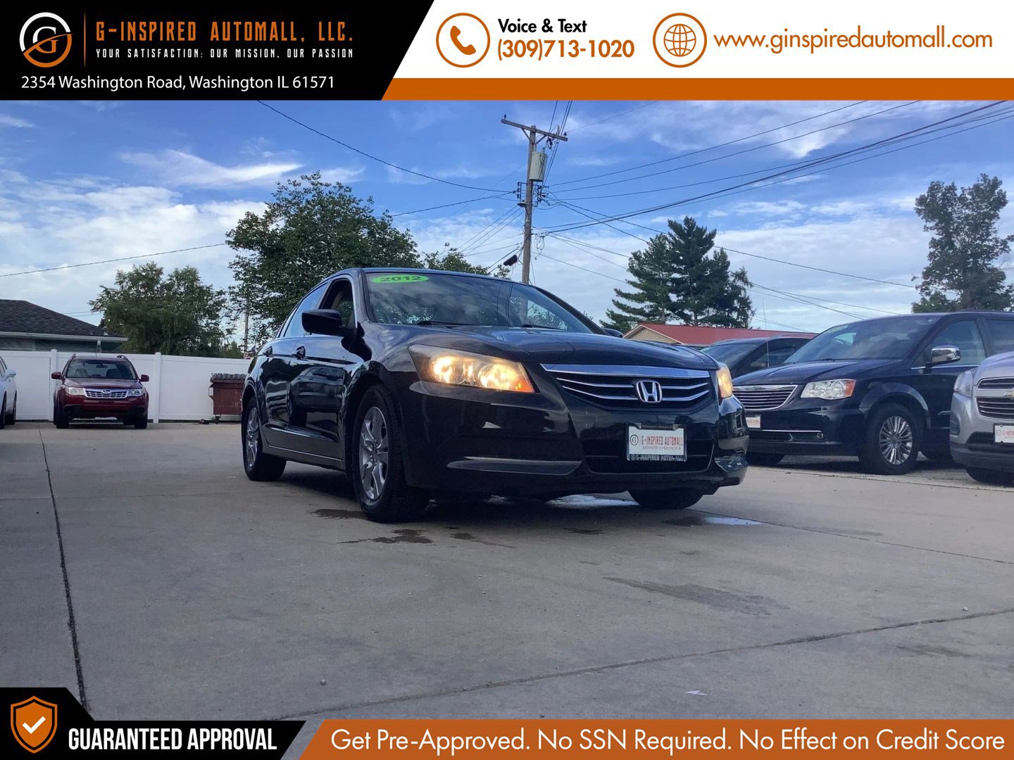 Used 2012 Honda Accord SE image 1