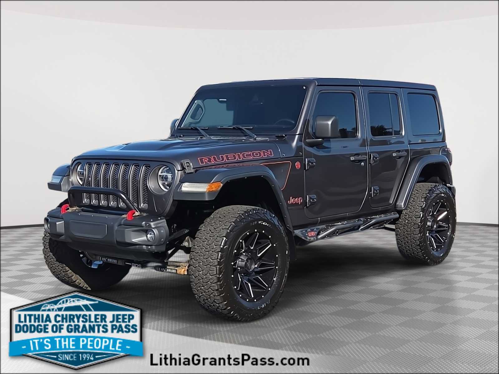 Used 2021 Jeep Wrangler Unlimited Rubicon w/ Uconnect 4C Nav & Sound Group AWD/4WD image 1