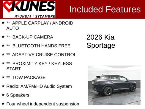 Used 2026 Kia Sportage LX AWD/4WD image 2