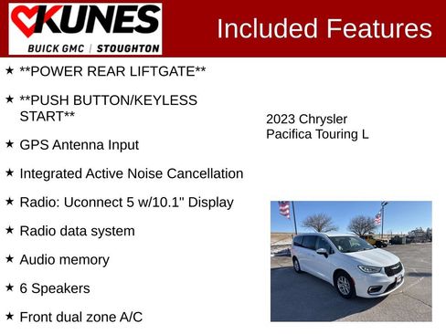 Used 2023 Chrysler Pacifica Touring-L FWD image 3