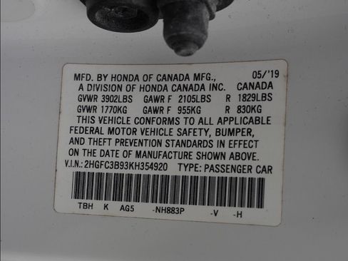 Used 2019 Honda Civic Touring image 37