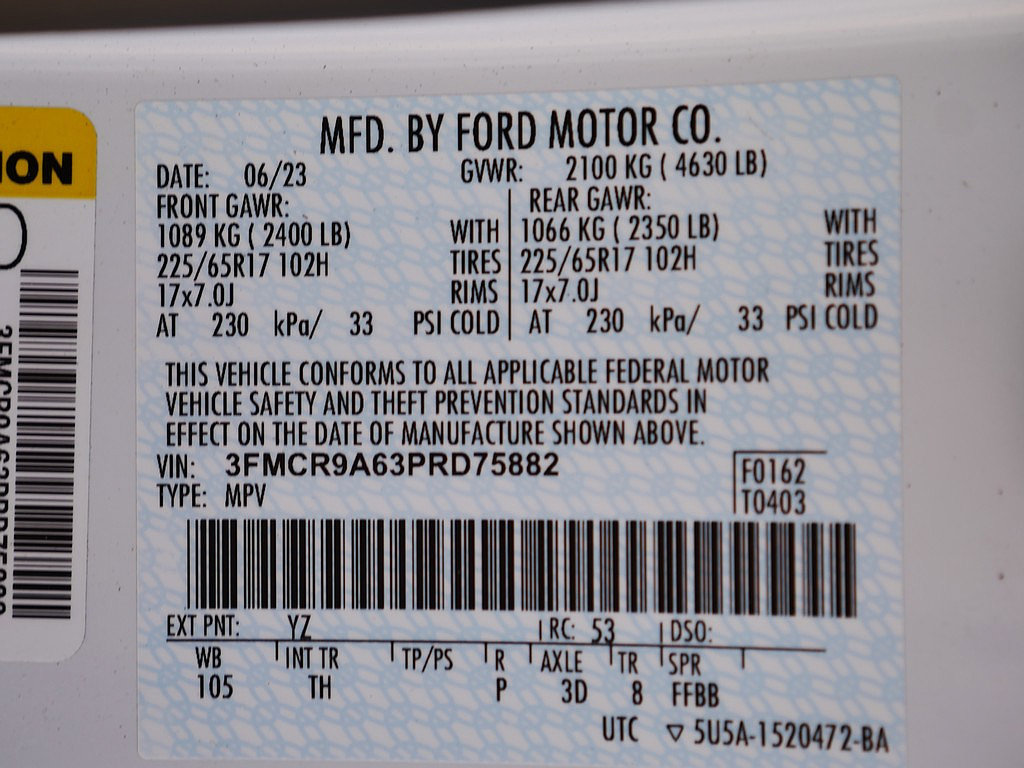 Used 2023 Ford Bronco Sport AWD/4WD image 58