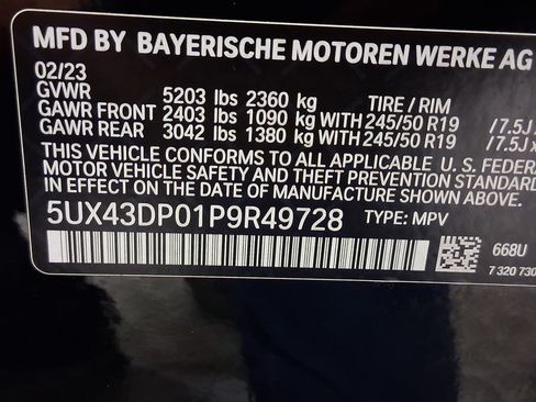 Used 2023 BMW X3 sDrive30i w/ Premium Package RWD image 20