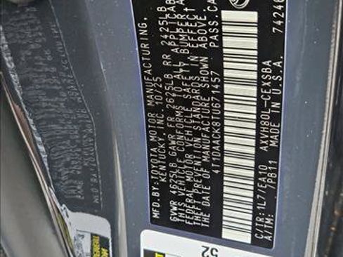 Used 2026 Toyota Camry SE FWD image 24