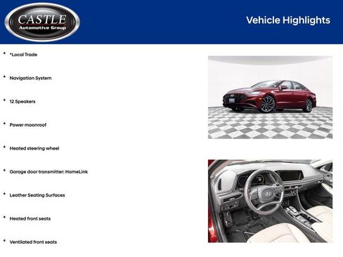 Certified 2023 Hyundai Sonata Limited w/ Cargo Package image 4