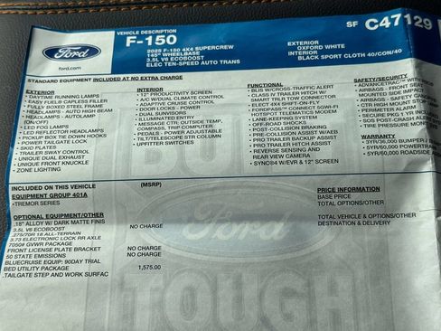 Used 2025 Ford F150 Tremor w/ Bed Utility Package AWD/4WD image 43