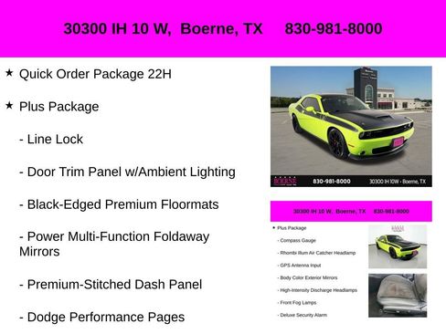 Used 2023 Dodge Challenger R/T w/ T/A Package RWD image 10