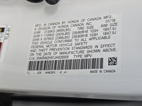 Used 2018 Honda CR-V Touring image 34