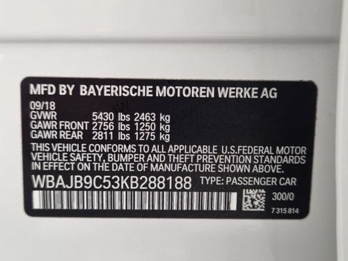 Used 2019 BMW M550i xDrive w/ Dynamic Handling Package AWD/4WD image 33