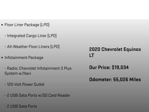 Used 2020 Chevrolet Equinox LT AWD/4WD image 12