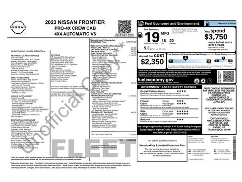 Used 2023 Nissan Frontier PRO-4X w/ Pro-4X Premium Package AWD/4WD image 5