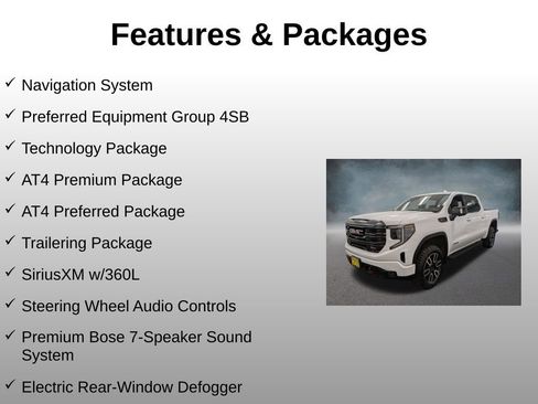 Used 2024 GMC Sierra 1500 AT4 w/ Technology Package image 4