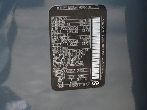 Certified 2025 INFINITI QX50 Sport AWD/4WD image 25