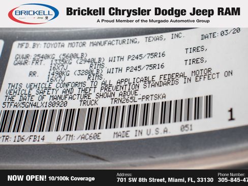 Used 2020 Toyota Tacoma SR w/ SR Convenience Package image 33