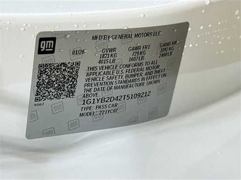 New 2026 Chevrolet Corvette Stingray Preferred Cpe w/ 2LT image 33