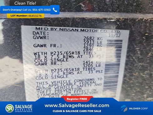 Used 2013 Nissan Pathfinder SV FWD image 17
