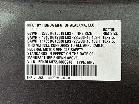 Used 2018 Honda Odyssey EX-L image 31