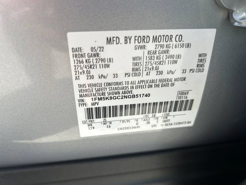 Used 2022 Ford Explorer ST w/ Equipment Group 401A AWD/4WD image 27
