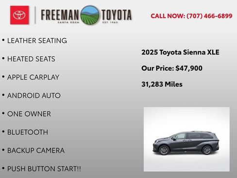Used 2025 Toyota Sienna XLE FWD image 5