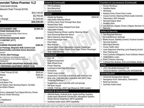 Used 2017 Chevrolet Tahoe Premier image 2