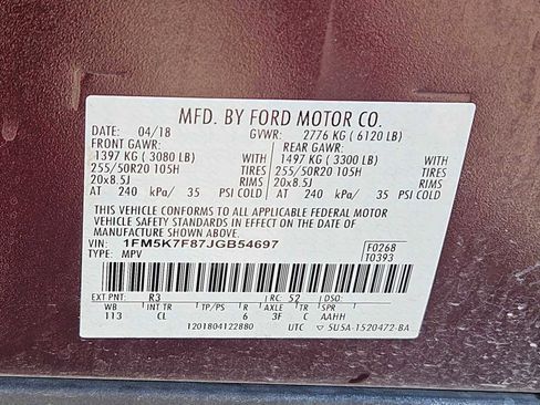 Used 2018 Ford Explorer Limited w/ Equipment Group 301A image 26