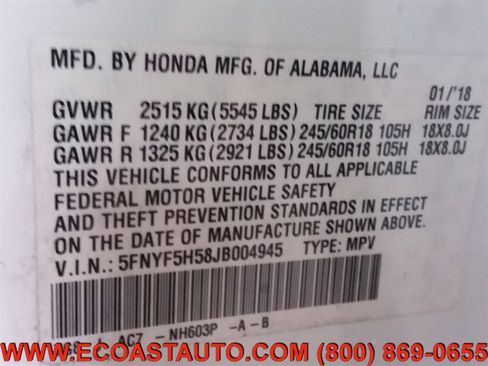 Used 2018 Honda Pilot EX-L image 18