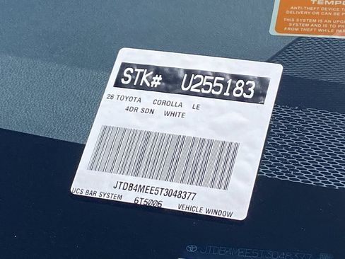 Certified 2026 Toyota Corolla LE FWD image 32