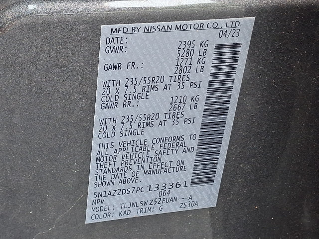 Used 2023 Nissan Murano Platinum w/ Cargo Package AWD/4WD image 29