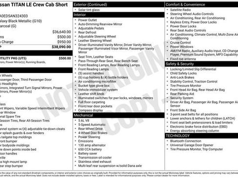 Used 2010 Nissan Titan LE w/ LE Max Utility Pkg image 2