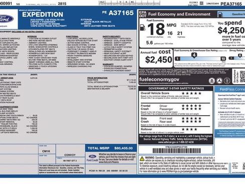 Used 2023 Ford Expedition Limited AWD/4WD image 6