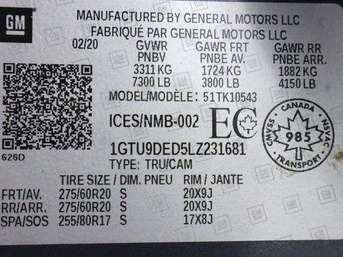 Used 2020 GMC Sierra 1500 SLT w/ SLT Premium Package AWD/4WD image 56