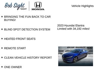 Used 2023 Hyundai Elantra Limited video 2