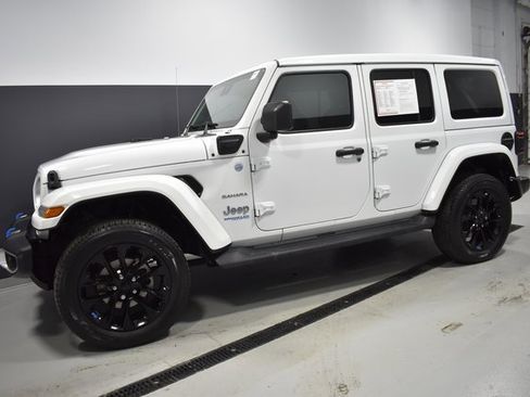 Used 2022 Jeep Wrangler Unlimited Sahara 4xe w/ Cold Weather Group image 2