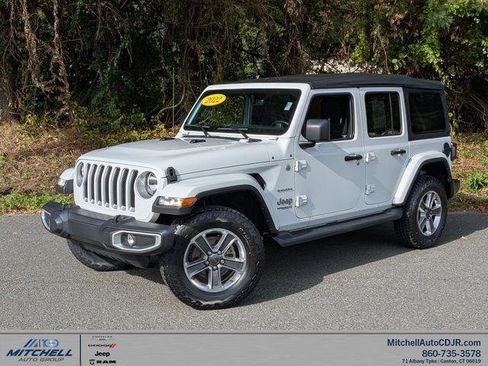 Certified 2022 Jeep Wrangler Unlimited Sahara w/ Cold Weather Group AWD/4WD image 1