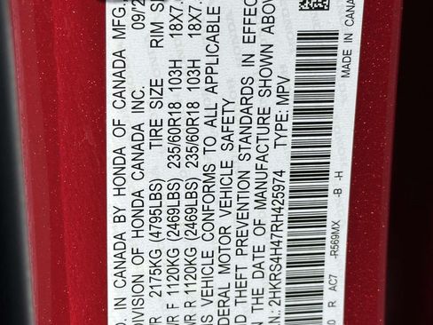 Certified 2024 Honda CR-V EX image 29