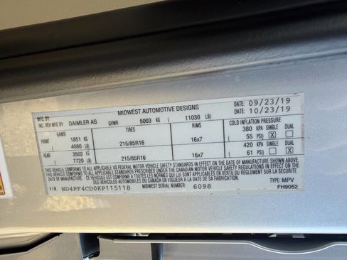 Used 2019 Mercedes-Benz Sprinter 170 image 95