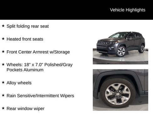 Used 2018 Jeep Compass Limited w/ Navigation Group FWD image 25