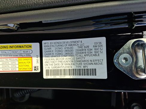 Certified 2026 Honda CR-V EX-L image 28