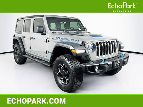 Used 2023 Jeep Wrangler Unlimited Rubicon 4xe w/ Steel Bumper Group image 1