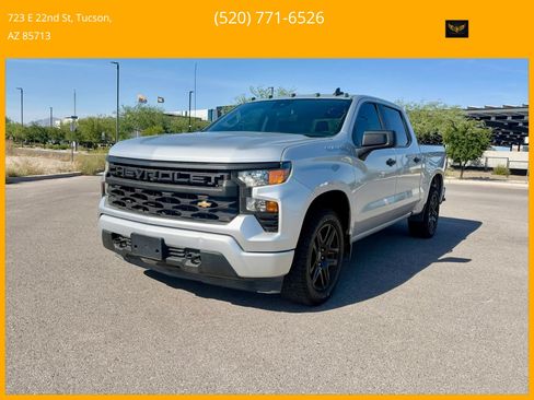 Used 2022 Chevrolet Silverado 1500 Custom RWD image 1